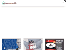 Tablet Screenshot of achievetruehealth.com